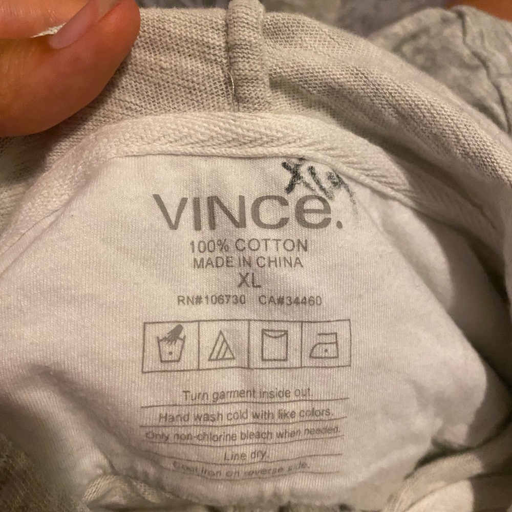Vince Gray Pullover Button Hoodie - image 4